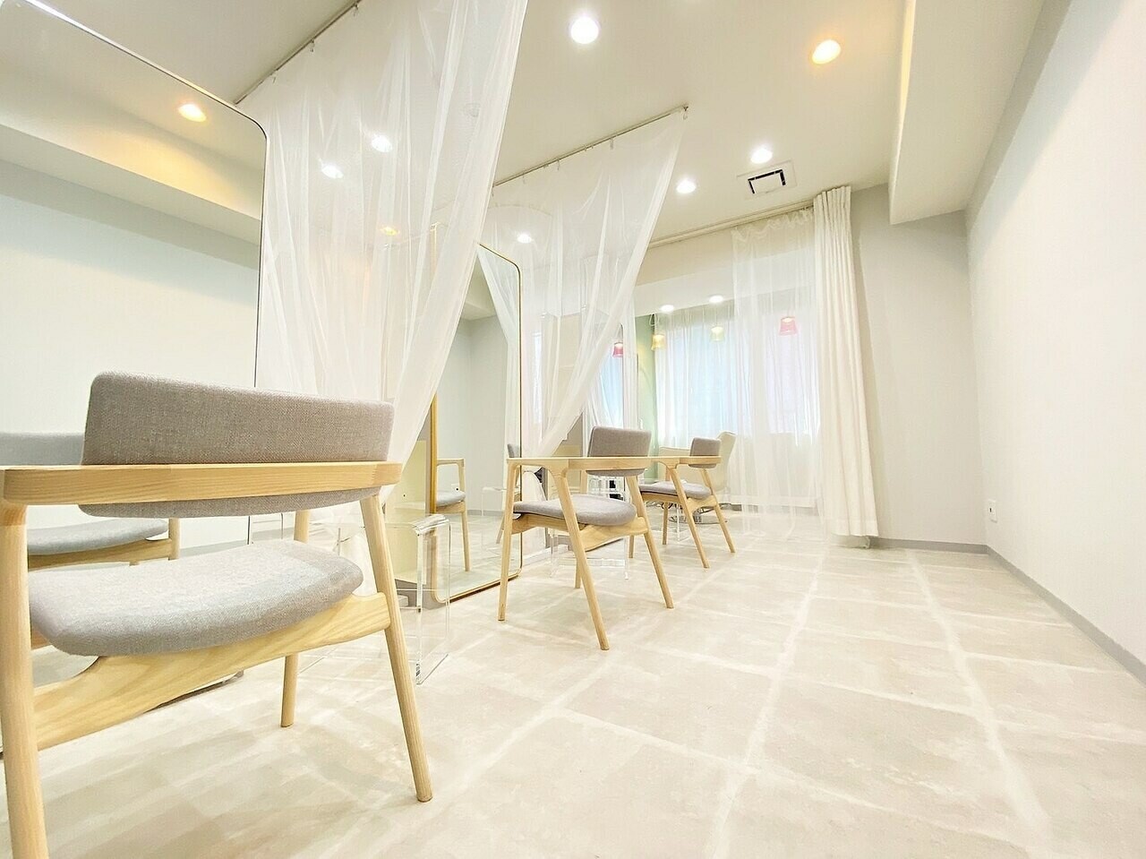 ShellBear銀座 半個室で落ち着いて過ごせる店内 子供 縮毛矯正 ダメージ