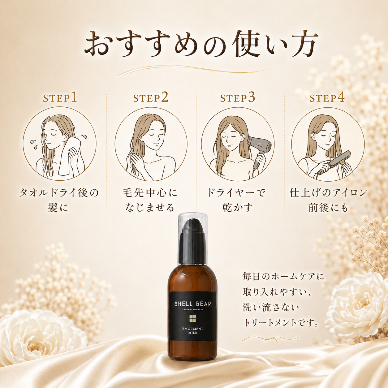 SHELL BEAR おすすめの使い方